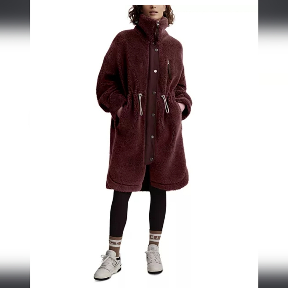 Varley Jones Teddy Coat - Color: Hot Chocolate, Size XL - NWT!